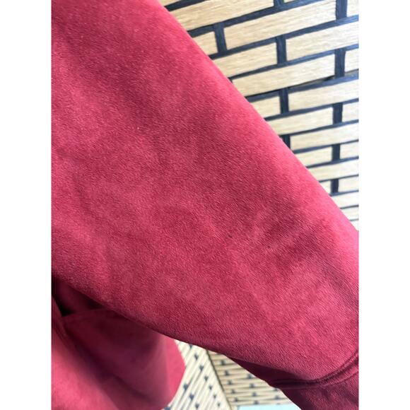 D&Co Red Sherpa Lined Jacket Size 3X - Picture 7 of 9